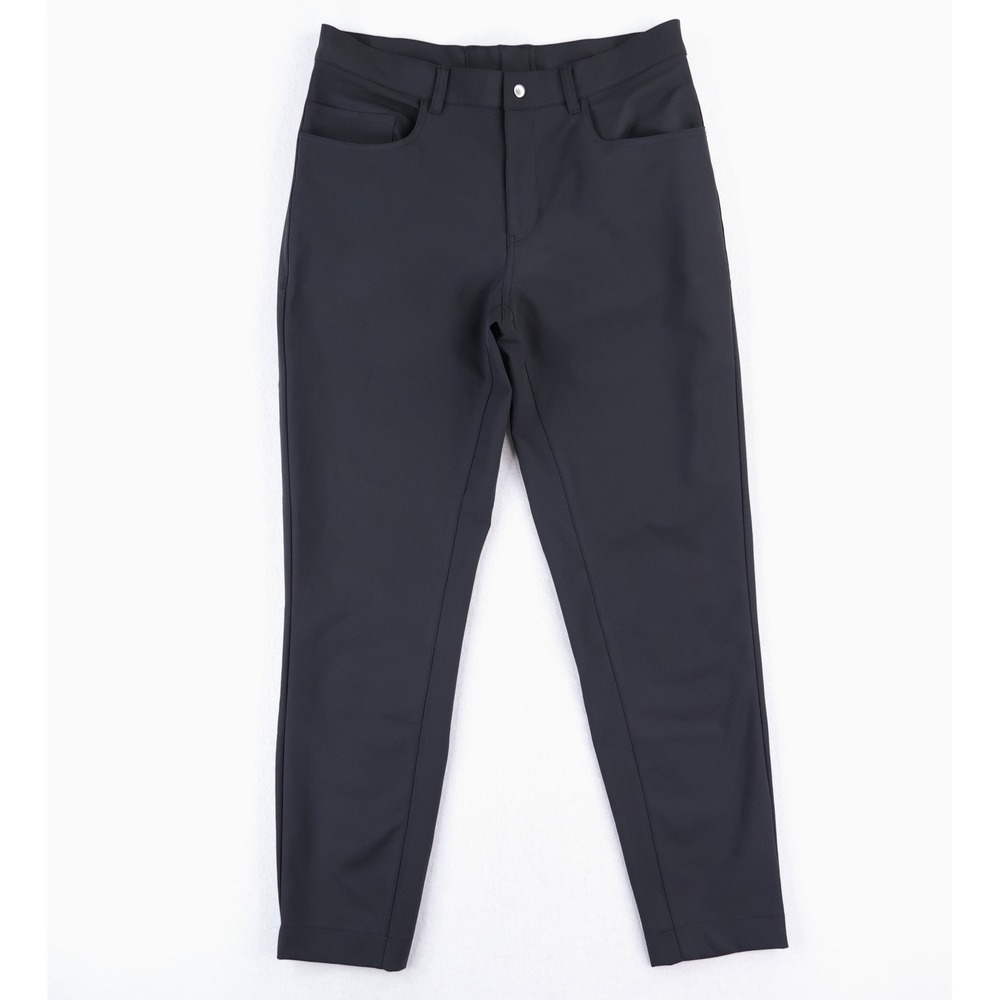 State & Liberty Pants Men 33x30 Black Athletic Fit 4-Way Stretch Performance